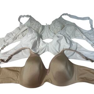 BALI set of 3 bras underwire size 40 D